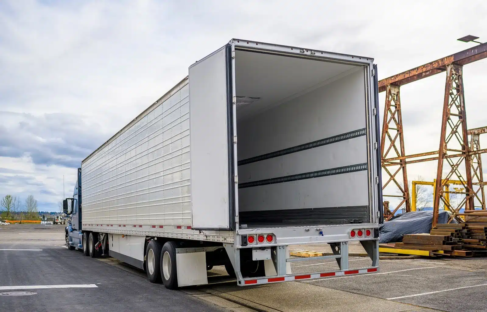 Big Rig Blue Semi Truck